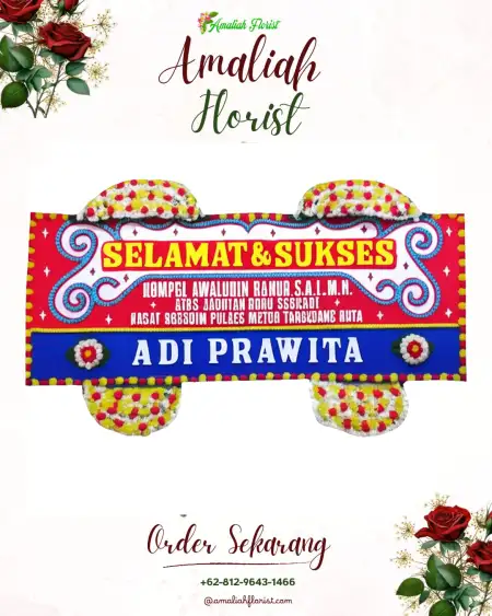 Papan Bunga Ucapan Selamat Kayuringin